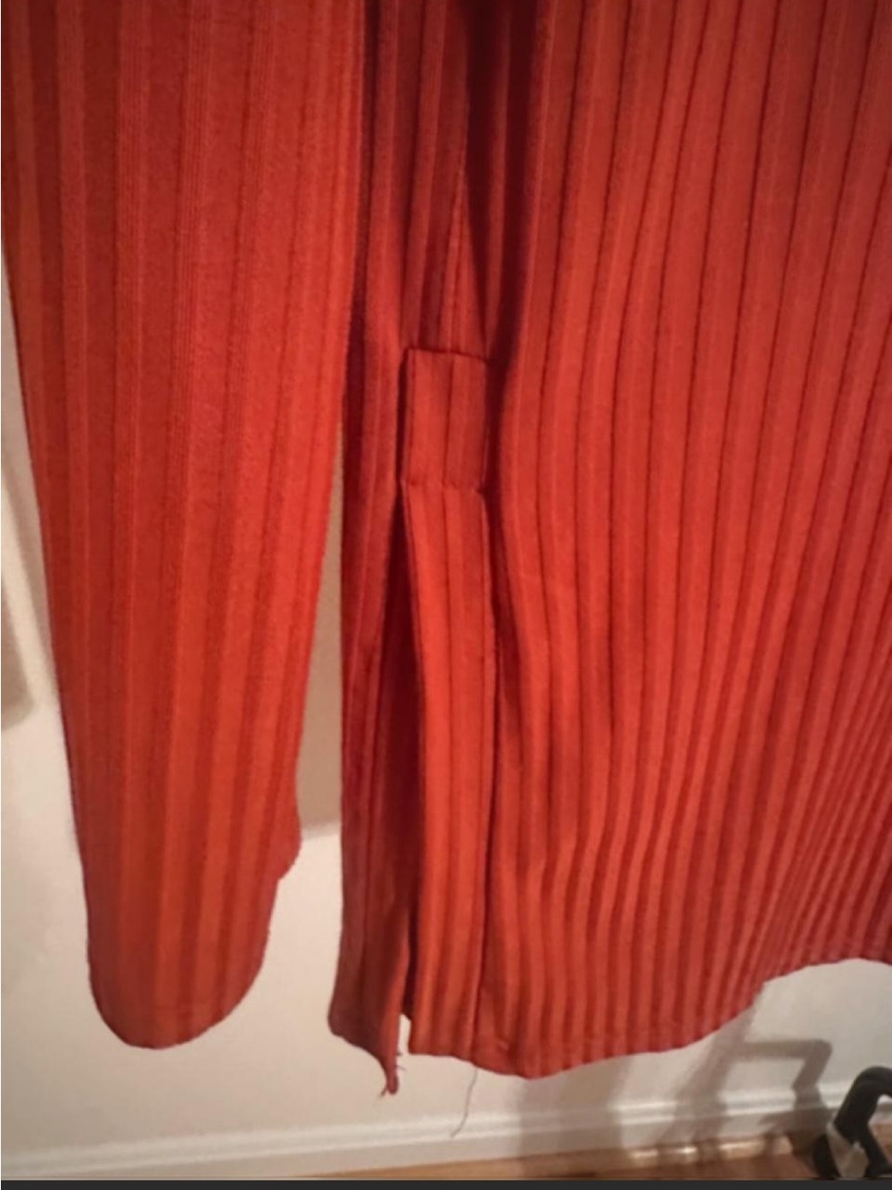 Ribbed Two-Piece Lounge Set - Rust - Picture 3 of 8